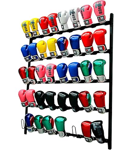 Boxing Stand Metal Boxing Glove Drying Rack Holds 20 Pairs With