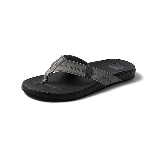 Reef Cushion Phantom Mens Flip Flop, Ultra Soft Cushion Footbed, Shaded Grey, 9