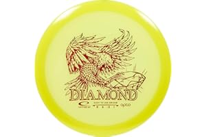 LATITUDE 64° GOLF DISCS Latitude 64 Opto Diamond Disc Golf Driver, Beginner & Family Outdoor Games, Men & Women Frisbee, 160g and Under, Stamp Color May Vary