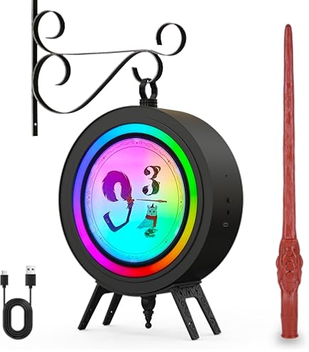 Paladone Hogwarts Quidditch Flow Lamp with Floating Golden Snitch and Harry Potter Shaped Glitter - Collectible Harry Potter Decor - 13