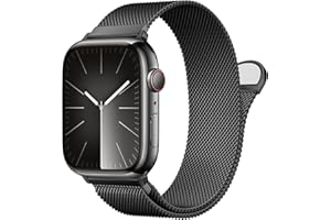 MARGE PLUS Stainless Steel Milanese Loop Compatible with Apple Watch Band 46mm 42mm 44mm 45mm 49mm men and women, Mesh Loop Magnetic Clasp Replacement for iWatch Bands Ultra Series 10 9 8 7 SE 6 5 4 3 2 1