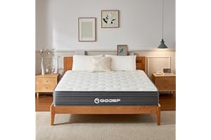 Gojef home Full Size Mattress, 10 inch Memory Foam Hybrid Mattress in a Box with Pocket Springs, Zone Support & Pressure Relief, Medium Firmness, CertiPUR-US Certified