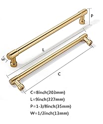 khtumeware 10 Pack 8 Inch(203mm) Champagne Bronze