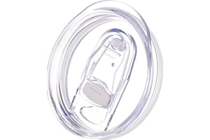 Soledea Wine Tumbler Lids, 12 oz Spill Proof 2.9 inch Diameter Lids for Wine Mugs Only