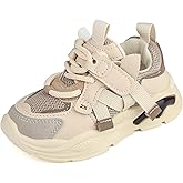 weilonghyw Toddler Sneakers for Girls Boys Chunky Trainers Athletic Sports Shoes Non-Slip Soft Fashion Outdoor Kids Tennis Platform Walking Running Lace-Up