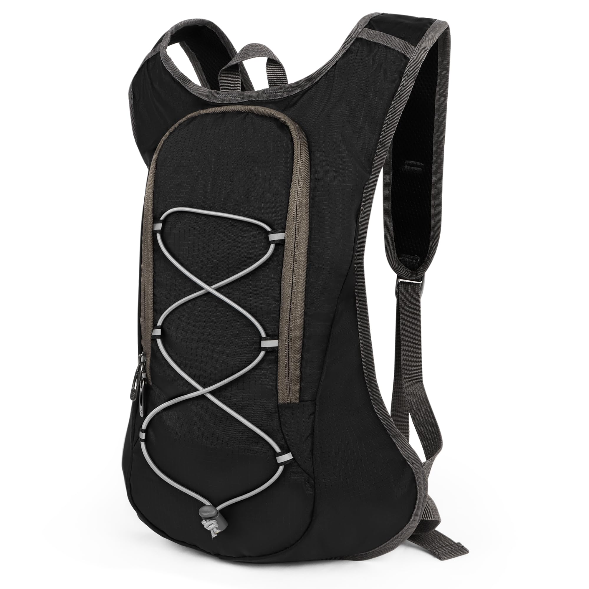 Lollanda Bicycle Backpack, Hiking Backpack, Small, Waterproof Backpacks for Men and Women, MTB Backpack for Cycling, Camping, Running, black, （43*28*8cm)