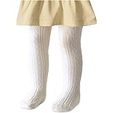 Namektch Baby Girls Tights, Seamless Knit Cotton Leggings Pants Infant Toddler Girl Stockings