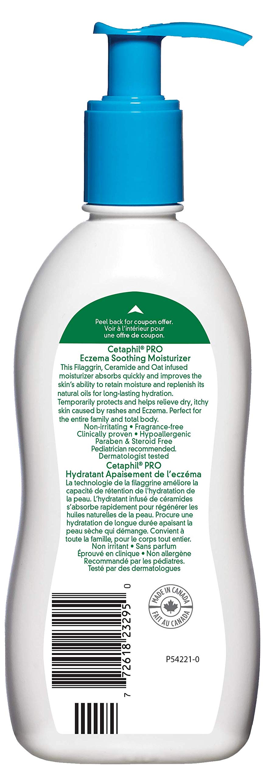 Cetaphil Pro Restoraderm Gentle Body Moisturizer, Eczema Calming, 10