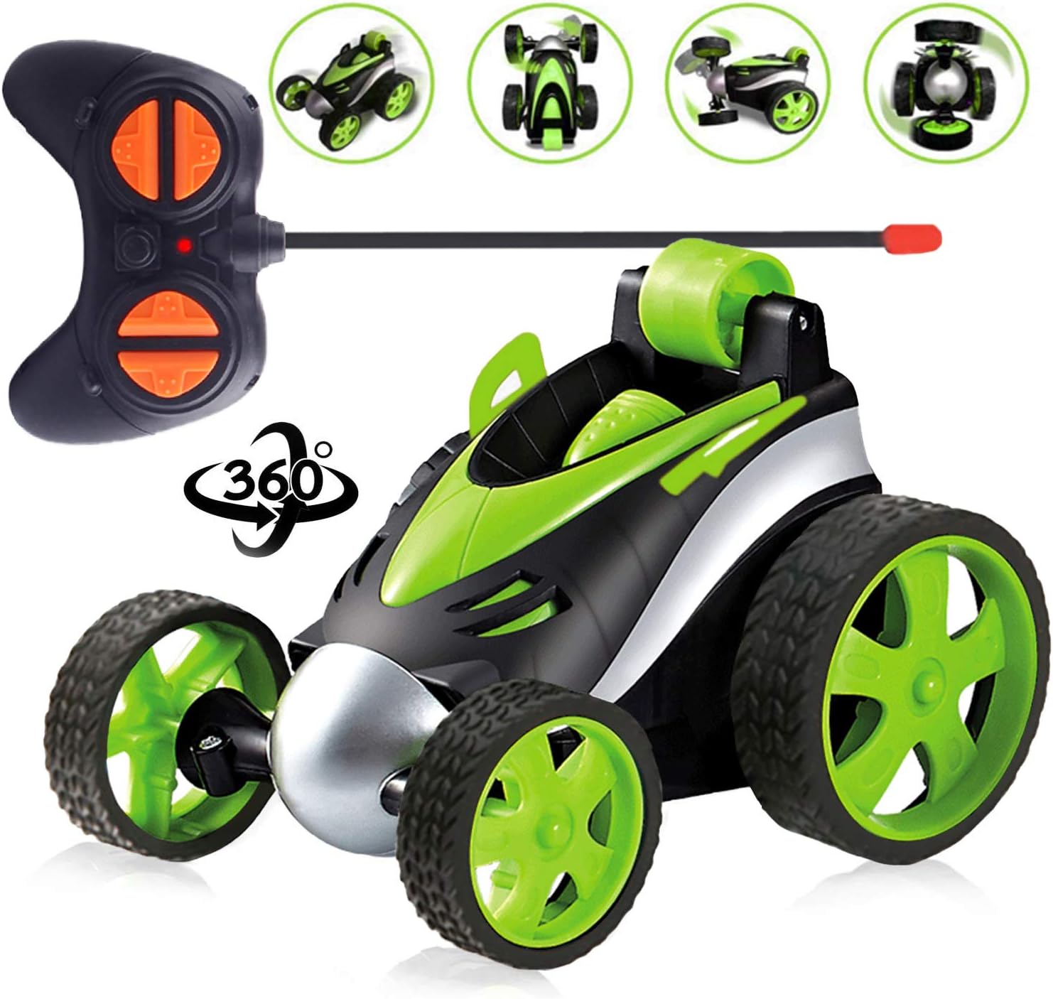 2020 Newest Toys Birthday Gifts for 3-8 Year Old Boys 360 Degree Remote Control Stunt Cars Safe and Durable Best Gift for Boys Girls Hottest RC Car Toys for 3-8 Year Old Kids