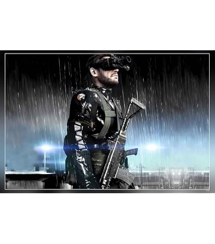 Metal Gear Solid Game Fabric Wall Scroll Poster (16