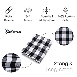 Pico Textiles 2 Yards Bolt Black and White Buffalo
