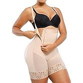 SHAPELLX Tummy Control Shapewear Faja Colombianas Side Zipper Body Shaper Plus Size Postpartum Bodysuit With Butt Lift