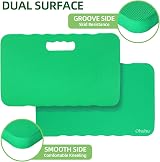 Ohuhu Premium Kneeling Pad Large 43x28x4cm Green Thick EVA Mat view 4