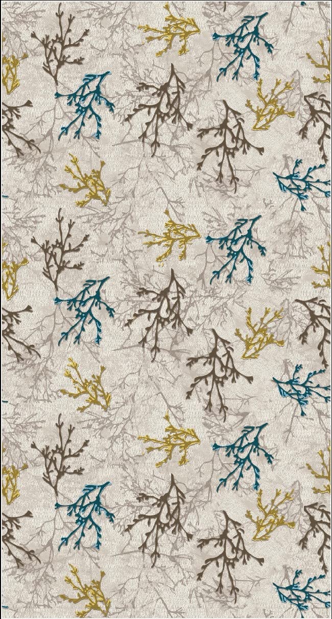 Homemania Printed Rug, 25% Polyester, 75% Cotton, Multicolor