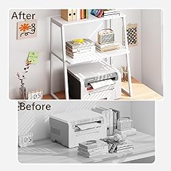 Arbuxzuy Printer Stand for Desk, Desktop Printer