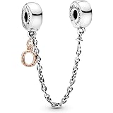 Safety Chain Charm, Pandora Rose, Size 