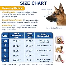 PAWFUN Dog Muzzle, Soft Mesh No Barking Pet Muzzles