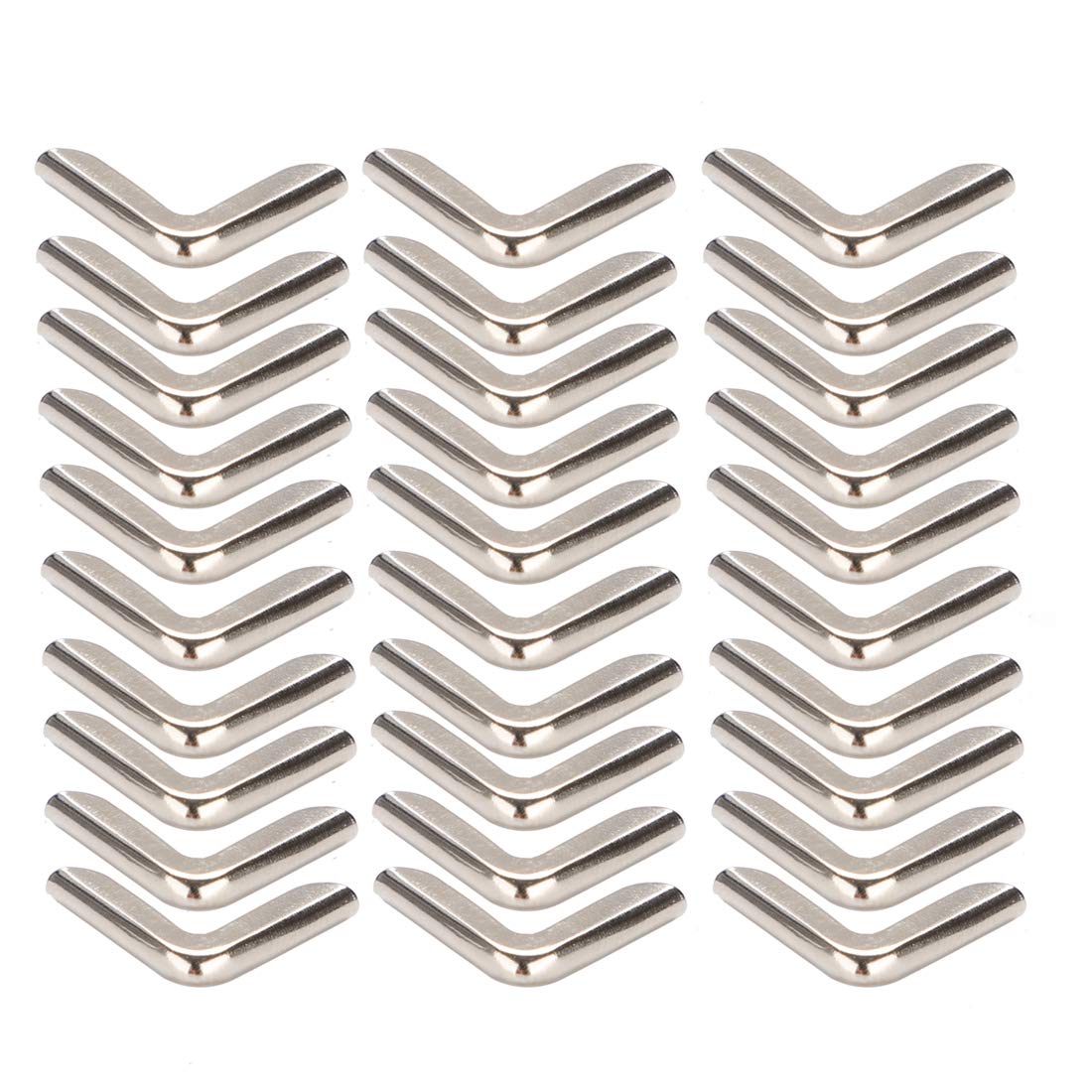 sourcing map Box Corner Protector Vintage Guard Edge Cover Book Scrapbook Album Jewelry Box Corner Decor Pack of 30