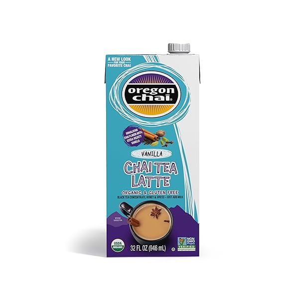 OREGON CHAI VANILLA CHAI CONCENTRATE, 32 FLUID OUNCES...