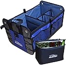 Autozon Premium Car Trunk Organizer – Collapsible Cargo Storage Container for SUV, Car, Truck, Van, Home, Auto with Insulation Cooler Bag. Durable Anti-slip/Waterproof Bottom, by