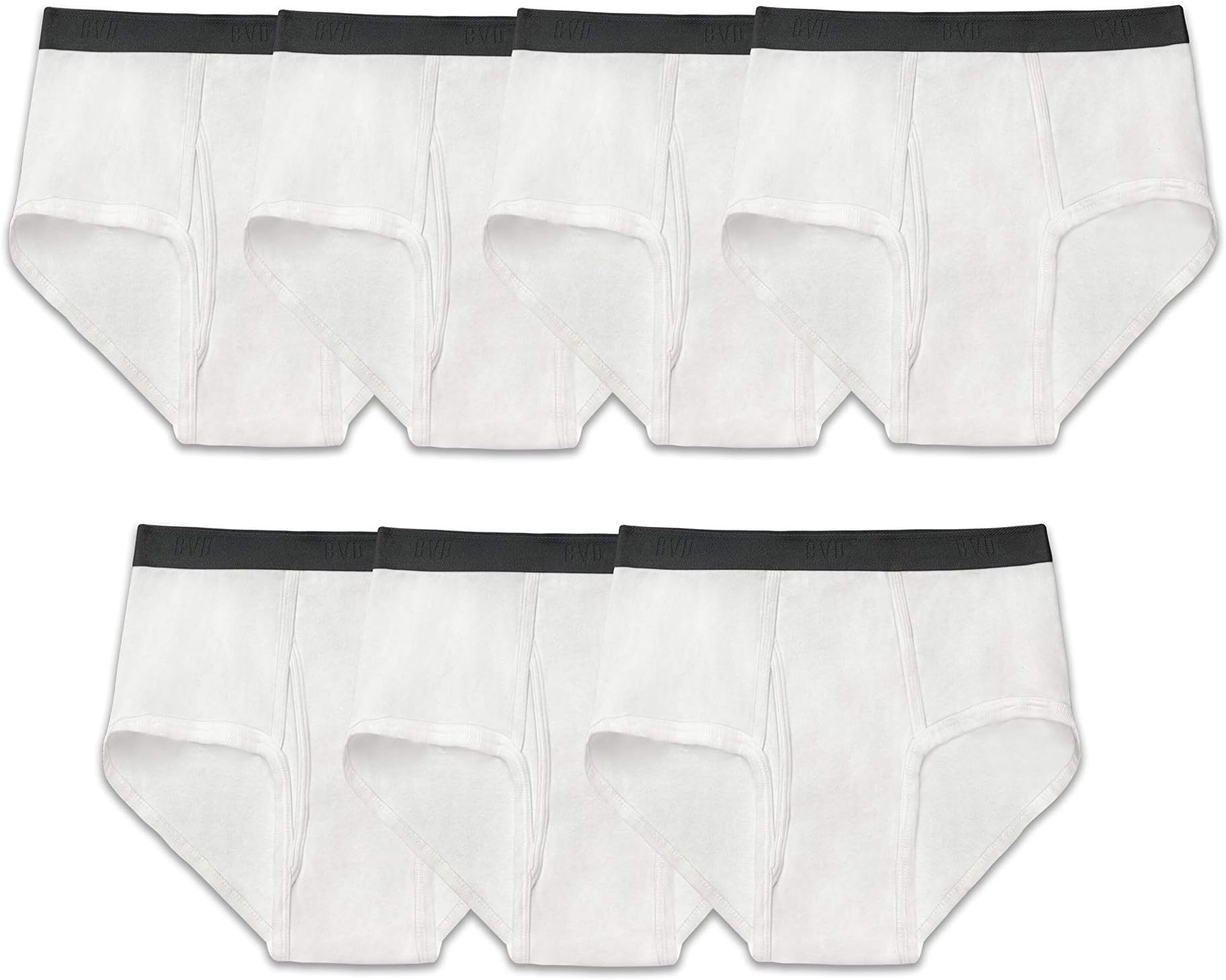 Men's 7 Pack White Brief