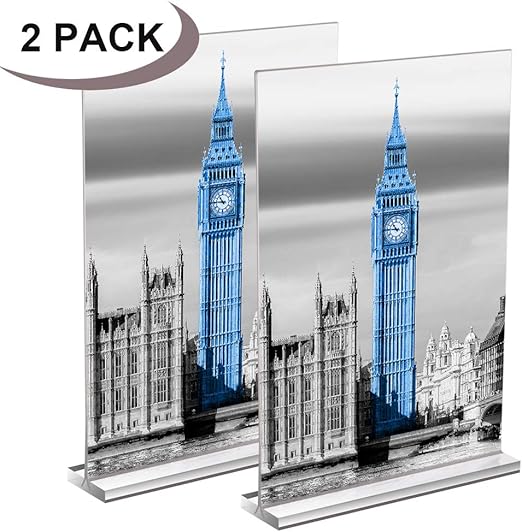 Amazon Com Bluesun 2 Pack A4 Picture Frame Clear Acrylic