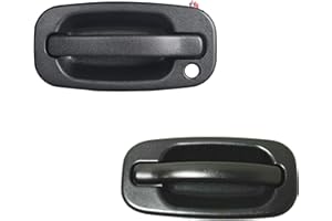 Exterior Door Handles Set with Keyhole, Front Outside Left & Right Side, Compatible with 1999-2007 Chevy Silverado Suburban T