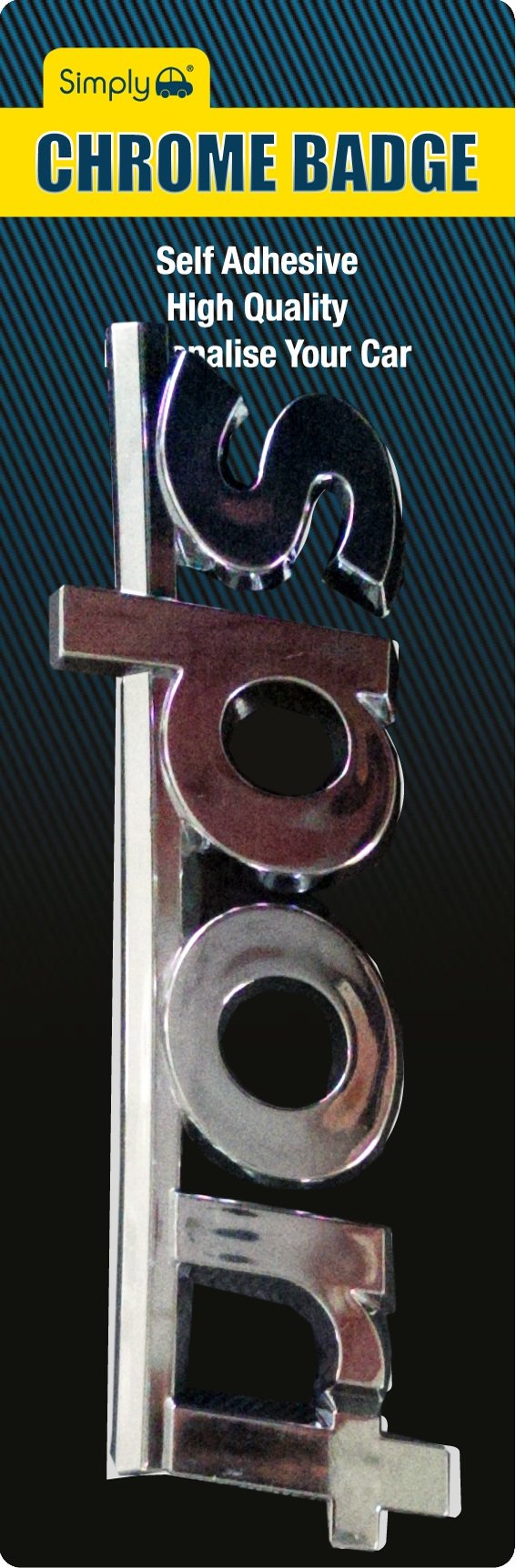 Simply CB42 Sport Chrome Badge