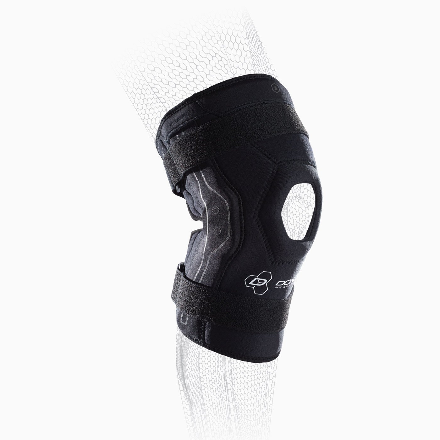 Adjustable Patella Support Hinged Water Sports Meniscus Hockey ACL, MCL
