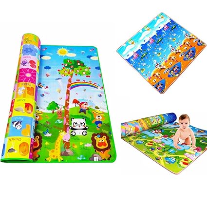 Tappetino Da Gioco Per Bambini Con Frutta Lettere