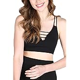 NIKIBIKI Women Seamless Ladder Strappy Bralette, Made in U.S.A, One Size