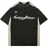 Aelfric Eden Graphic Tees Y2k Mens Oversized T Shirt Racing Streetwear Shirts Unisex Casual Summer Tops