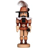 Alexander Taron Christian Ulbricht Nutcracker - Musketeer (Natural) - 14" H x 5.5" W x 5.75" D