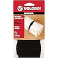 VELCRO Brand ONE-WRAP -Ties | Reusable Pre-cut and Self Gripping | For Bundling Hoses, Wood, Heavy Duty Extension Cords | 3 Ct 23” x 7/8” | Black - 90700