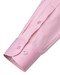 J.VER Men's Dress Shirts Solid Long Sleeve Stretch