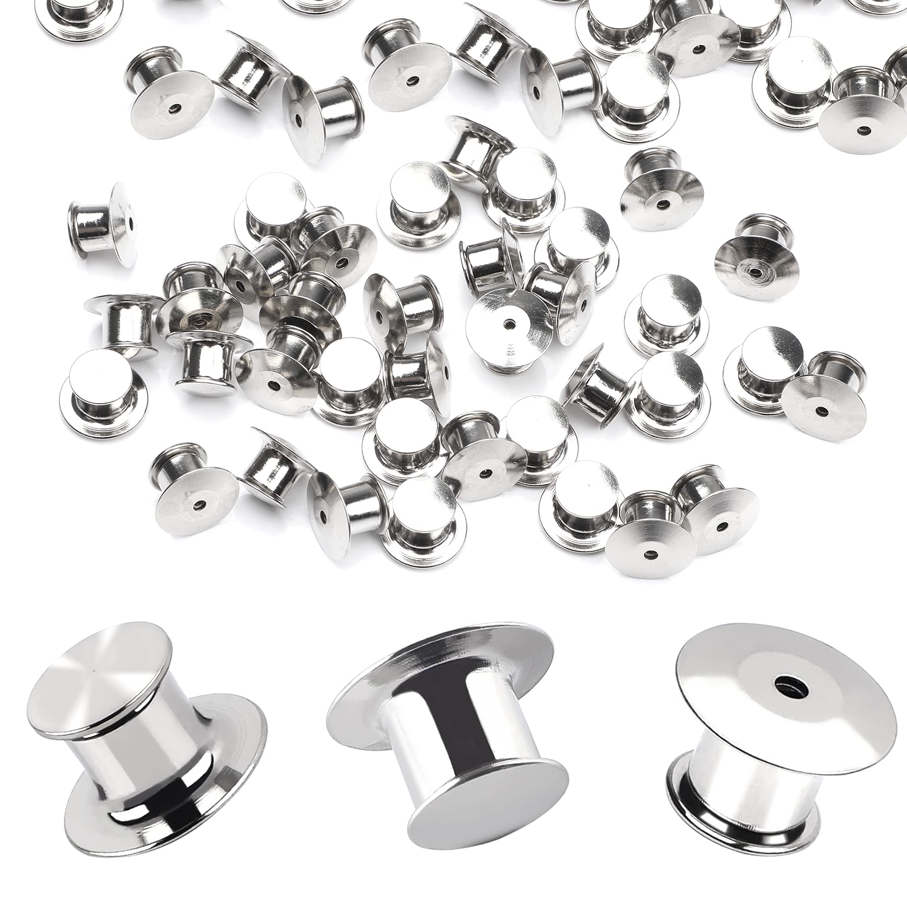 Mua 30 Pieces Metal Pin Backs Locking Pin Keepers Locking Clasp trên ...