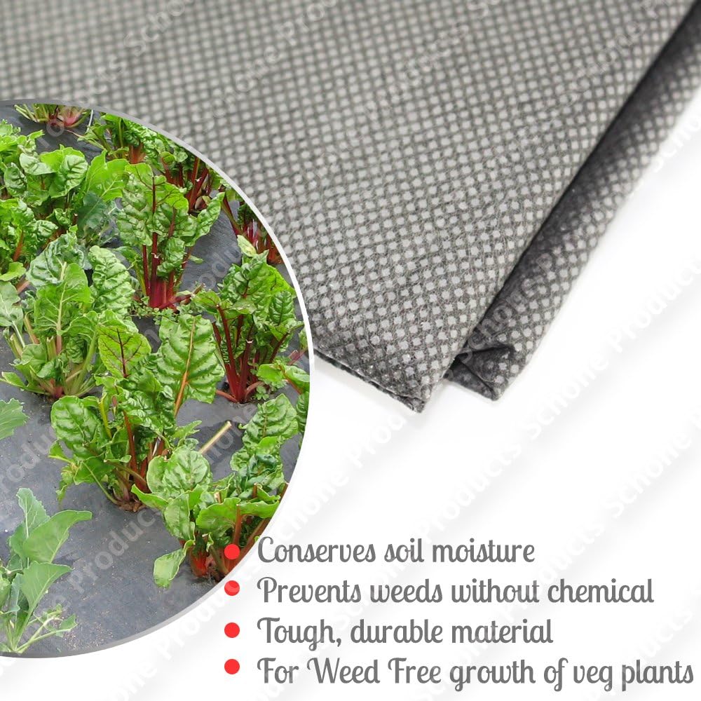 Weed Control Fabric Ground Cover Porous Membrane Allows Nutrients to