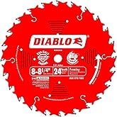 Freud D0824X Diablo 8-1/4-Inch 24 Tooth ATB Framing Saw Blade with 5/8-Inch Arbor