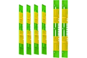 HIMO 6 Pack Bee Hive Entrance Reducer 10 Frame Adjustable Beehive Entrance Gates Bee Hive Plastic Reducer Guards Bee Hive Mouse Guard Hive Entrance Protector Beekeeping Supplies, Length 14.76 Inch