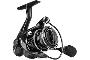 KastKing Zephyr Spinning Reels – 7+1/6+1 BB – Carbon Fiber Drag – Stainless Steel Shaft – Aluminum & CNC Spool – Black/Green/Orange – Sizes 500/1000 SFS – ICE Fishing Ready Reels!