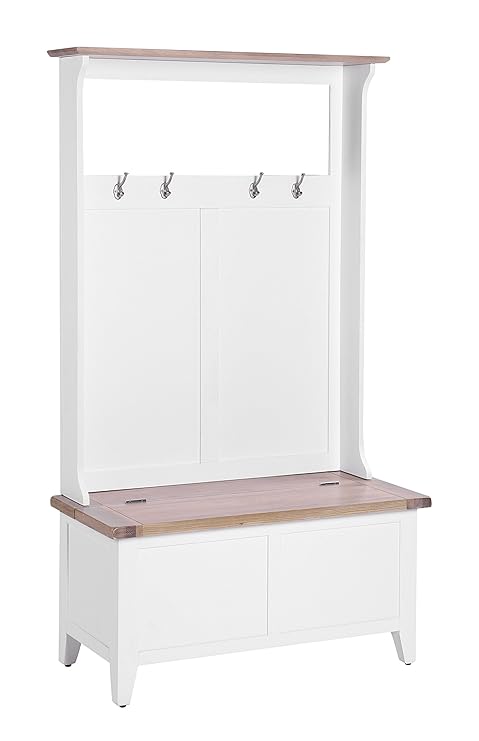 Mueble recibidor banco perchero | Percheros de pared, percheros de pie...