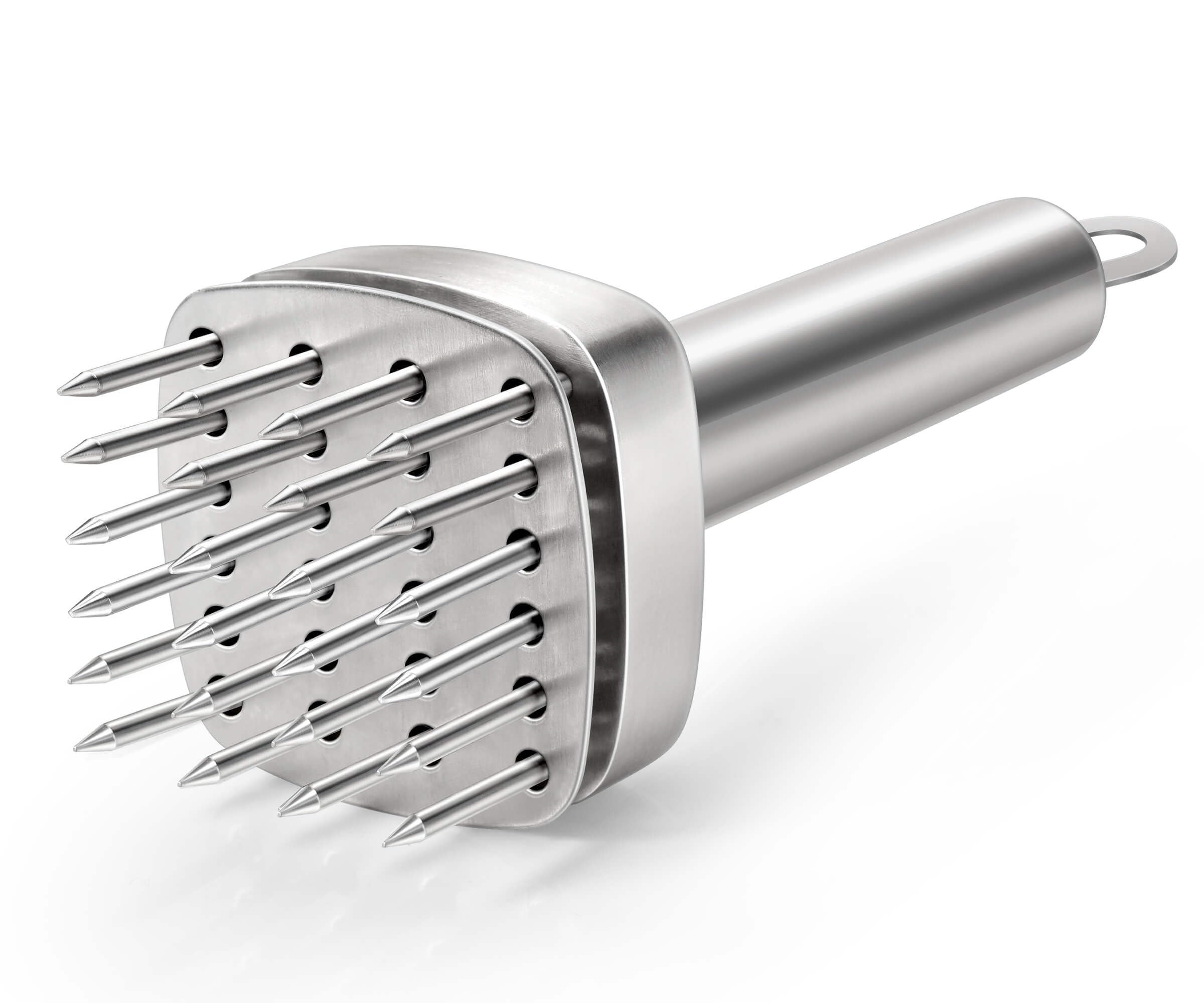 Photo 1 of Aliglow 304 Stainless Steel Meat Tenderizer Needle Meat Hammer Mallet Tool Pounder For Tenderizing and Pounding Steak, Beef Pork Chicken BBQ And Poultry
