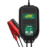 Battery Tender Plus 2 Bank Multibank Charger - 2.5 AMP (1.25 AMPs Per Bank) - Smart 12V Multi Battery Charger and Maintainer for Standard, AGM, and Lithium LiFePO4-022-0165-DL-WH