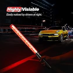 RoadHero 8 Pack Traffic Wand, 21Inch Led Traffic
