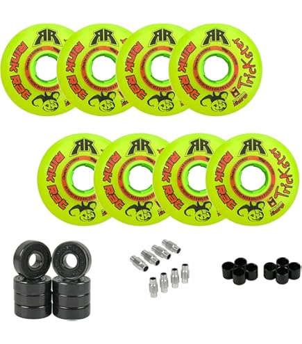Amazon.com: Rink Rat Single Wheel 76mm 76a Trickster Green