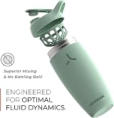 Promixx Pursuit Shaker Bottle Insulated Stainless Steel 550ml Seagrass Green view 5
