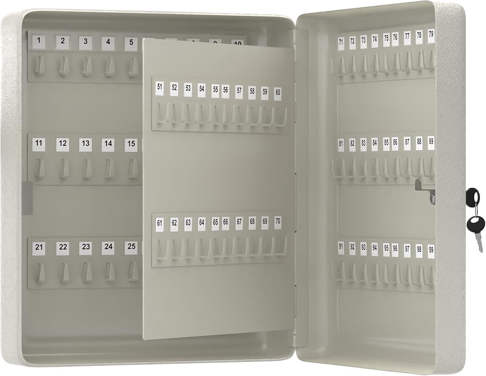 Landlord Direct Supplies Large Key Cabinet 100 Keys Wall Mounted