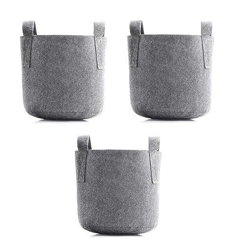 OXYPOT Plastic Grow Bags, 12x12 inch, Pack of 3