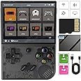 RG35XX Plus Retro Handheld Game Console , 3.5 Inch IPS Screen Linux System Built-in 64G TF Card 5528 Games Support TV Output 5G WiFi Bluetooth 4.2 (Transparent Black-New)