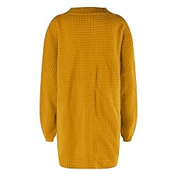 ADJHDFH Striped Sweater Women Chunky Cardigans For